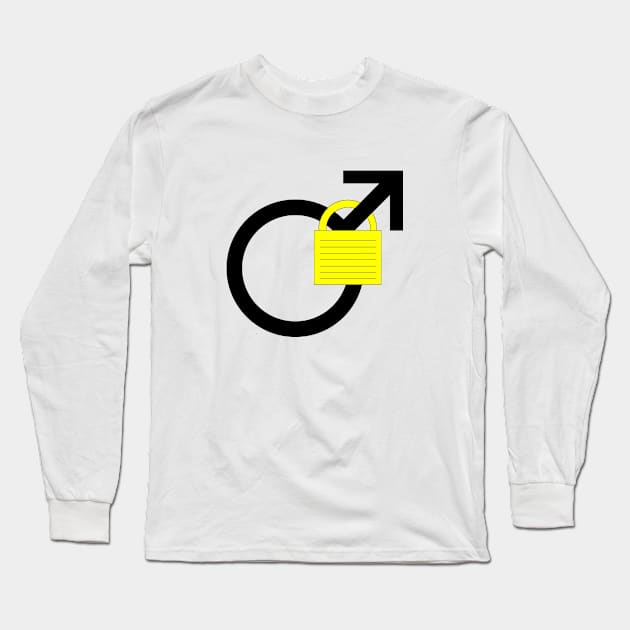 Chaste Male Long Sleeve T-Shirt by jlp